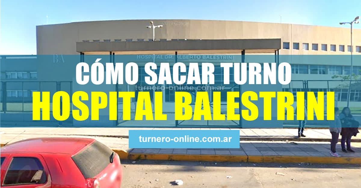 Hospital Balestrini C Mo Sacar Turnos Whatsapp Online Especialidades