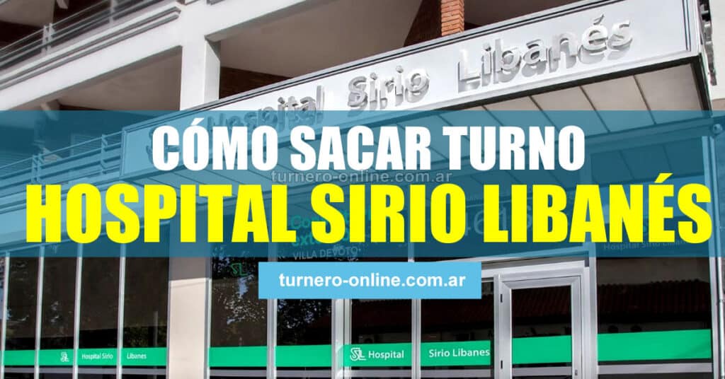 Hospital Sitio Liban S C Mo Sacar Turnos Online Y Por Tel Fono