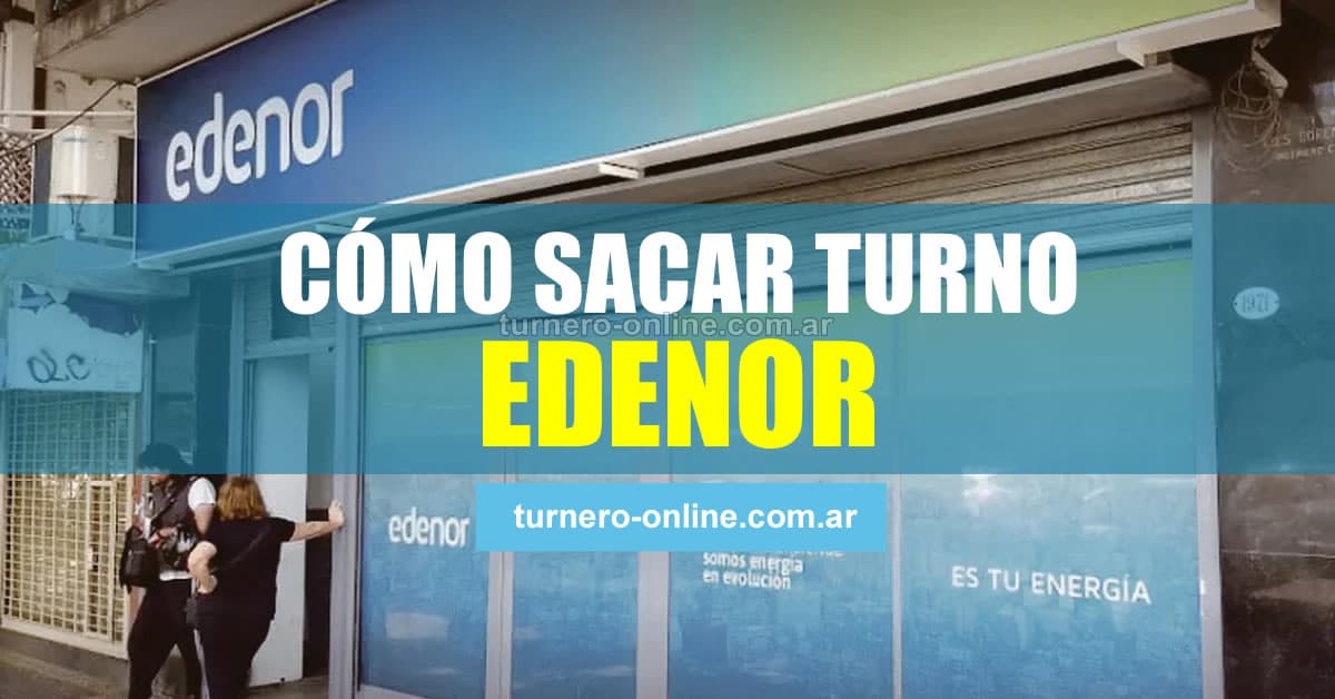 EDENOR - Cómo Sacar Turnos Online Y Por Télefono. WhatsApp.